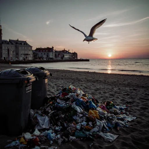 Image of hands sorting trash with the caption 'Avoid Costly Mistakes: Litter Matters Now More Than Ever'