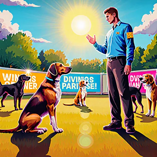 Dog obedience training guide for starting competitions