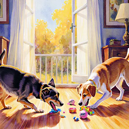 Image showing different types of hidden floor treats for dogs