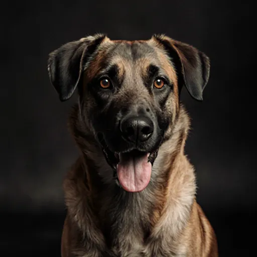 A group of diverse dogs standing together with paws raised in celebration