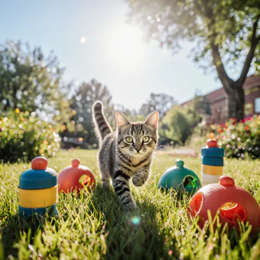 Image of a curious cat with a caption: Free Your Cat from Hidden Hazards