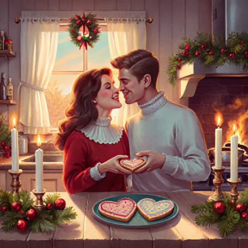 Ten broilers sharing affectionate moments, ideal for a holiday blog post
