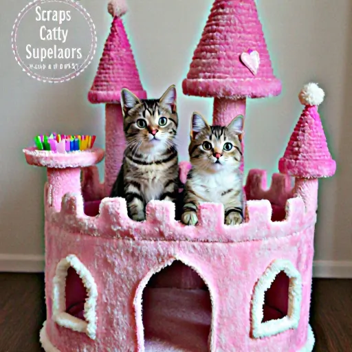 From scraps to splendor: A budget-friendly cat tree made from reclaimed materials