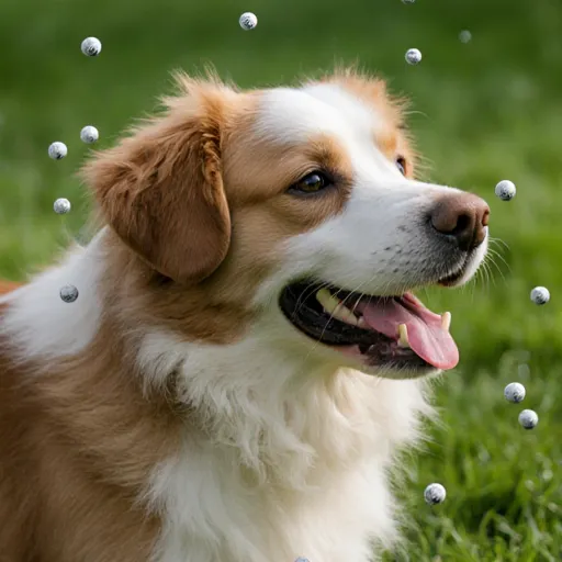 Pet parent solving hairball issue with cleaning tools