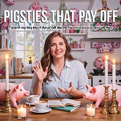 Pigsty icon with money symbols, representing blogging as a profit machine