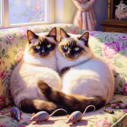 Ragdoll cat sitting beside its owner on a couch, showcasing affection