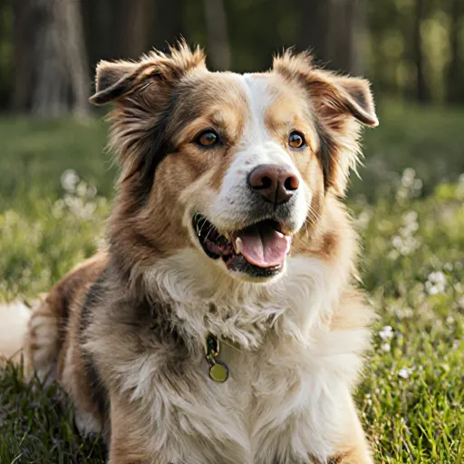 Senior dog lying on floor with paw raised as part of joint health tips