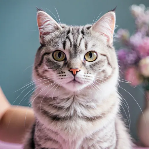 Cat being groomed with brush in hands, secrets to stunning cat grooming