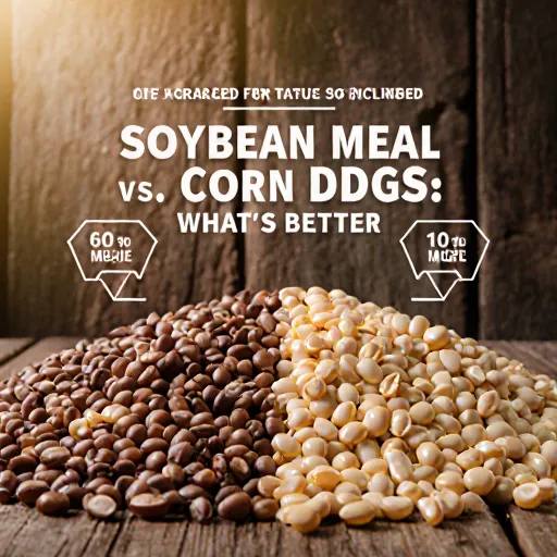 Soybean Meal vs Corn DDGS comparison chart