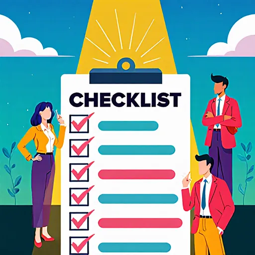 Business owner checking documents for mistakes to prevent errors