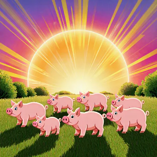 A prosperous pig farm in India showcasing unexpected wealth and economic transformation