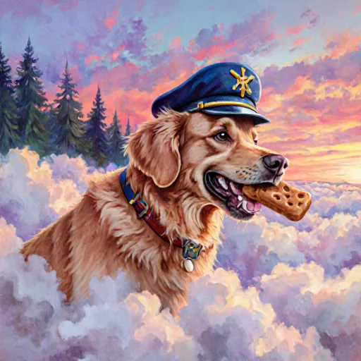 dogs enjoying various chew toys and treats