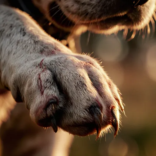 A concerned dog owner gently holds a canine’s paw while examining for signs of arthritis, highlighting the importance of early detection